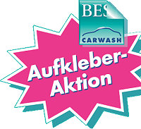 Aufkleber-Aktion BEST CARWASH