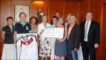 DFB-Trikotersteigerung Gruppenfoto