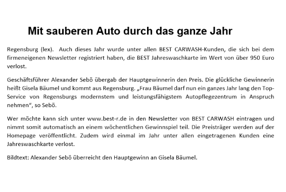 Jahreswaschkartengewinnerin 2018